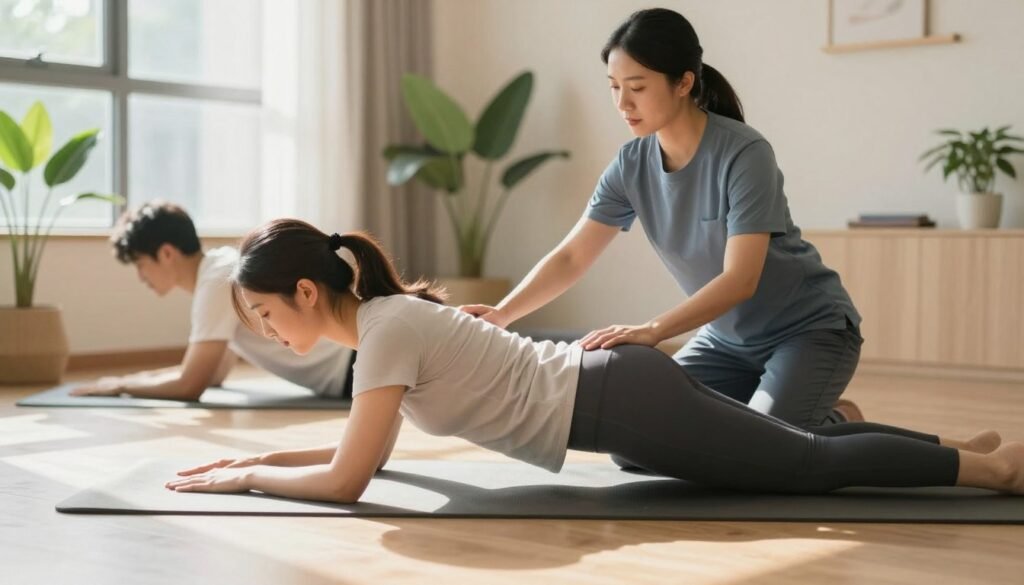 alongamento para lombar inflamada