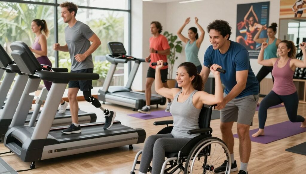 Inclusão no fitness: dicas para pessoas com limitações e necessidades especiais.