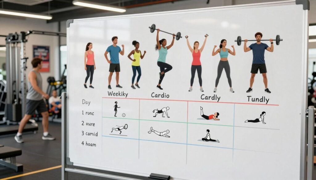 plano de treino semanal